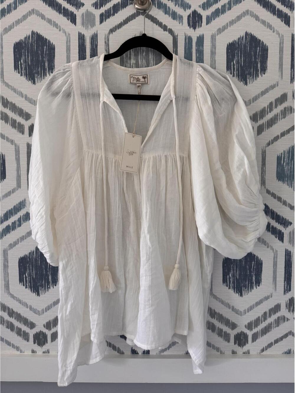 NWT Mille Cotton Gauze Blouse